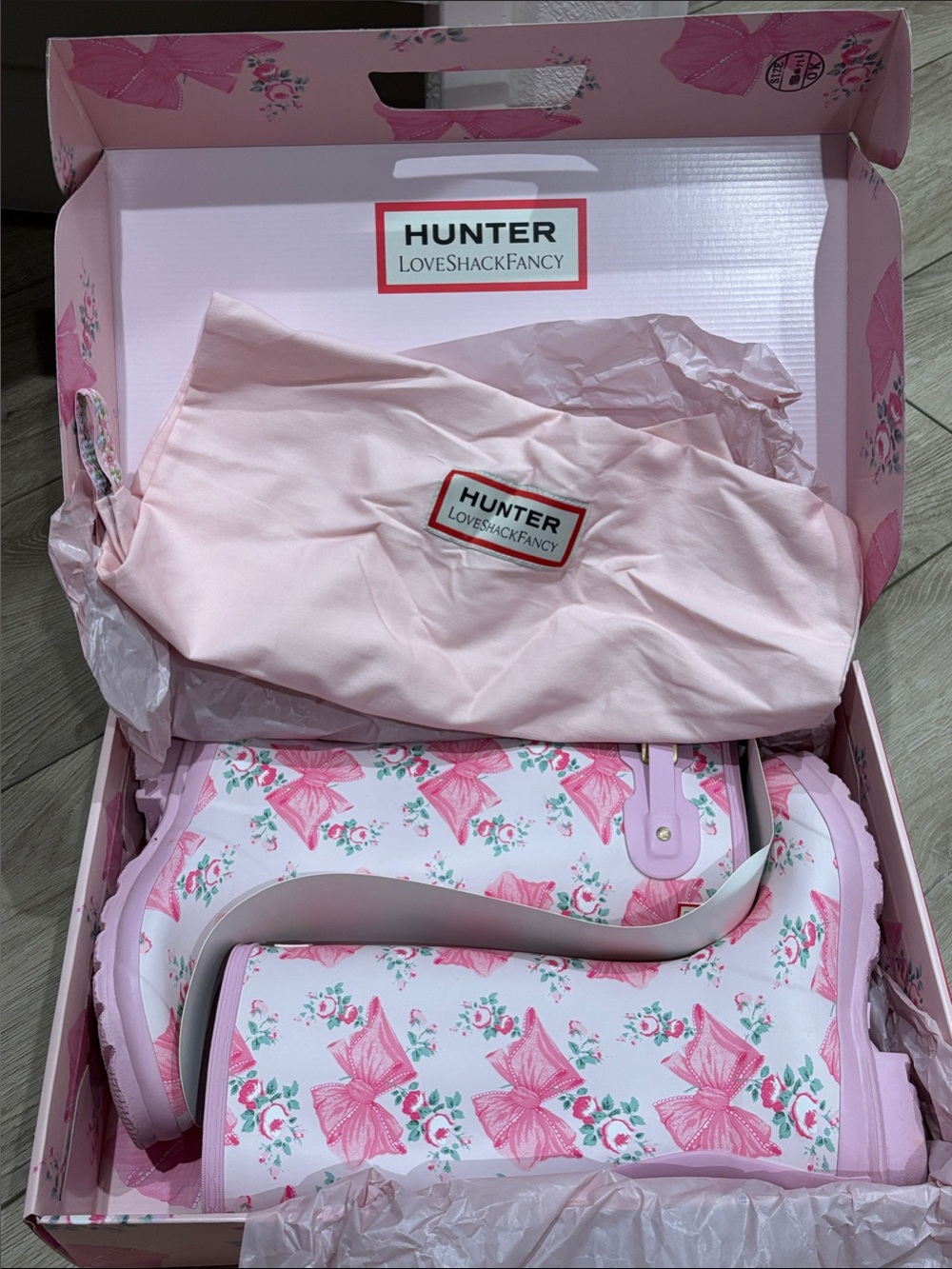 Hunter X LoveShackFancy Rainboots